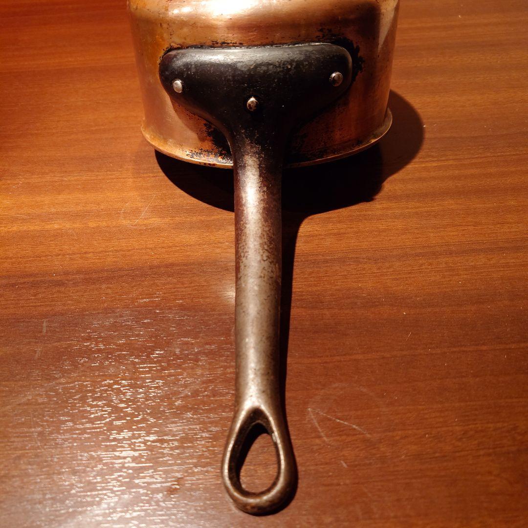 BOURGEAT 16 銅鍋　深型　片手鍋　直径約17cm　フランス　プロ