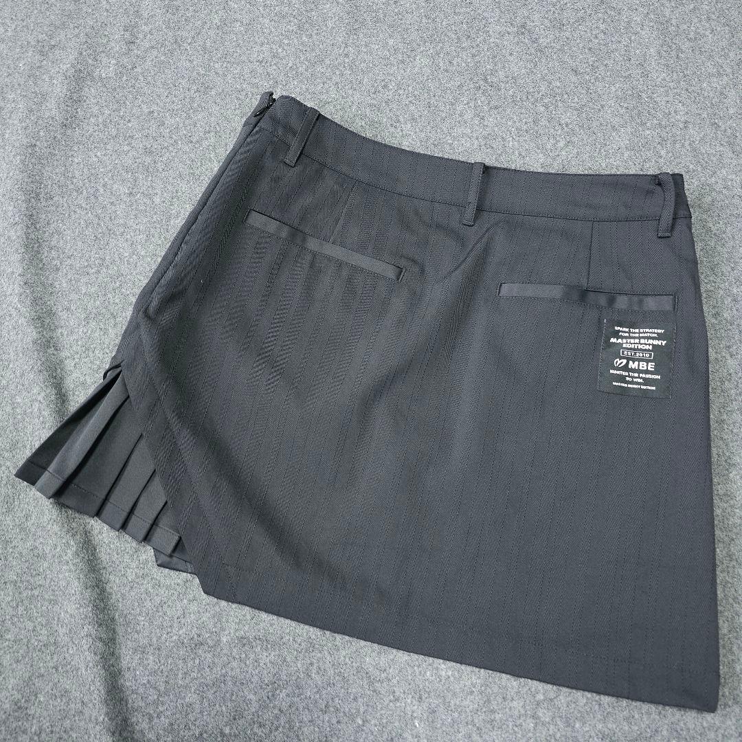 新品【マスターバニーエディション】2023年人気プリーツゴルフスカート 黒L