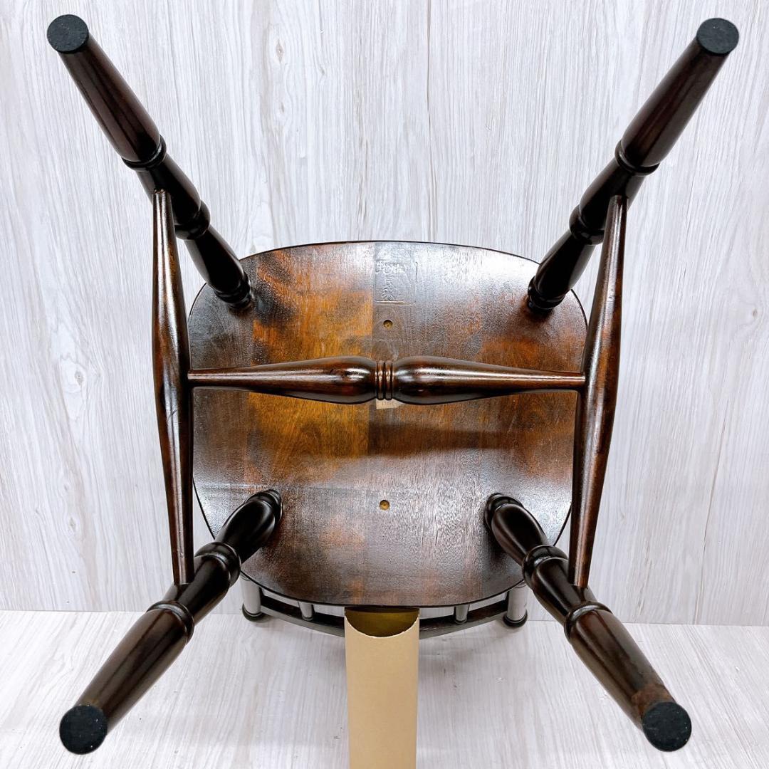北海道民芸家具 ウィンザーチェア ダイニングチェア 椅子 いす イス④