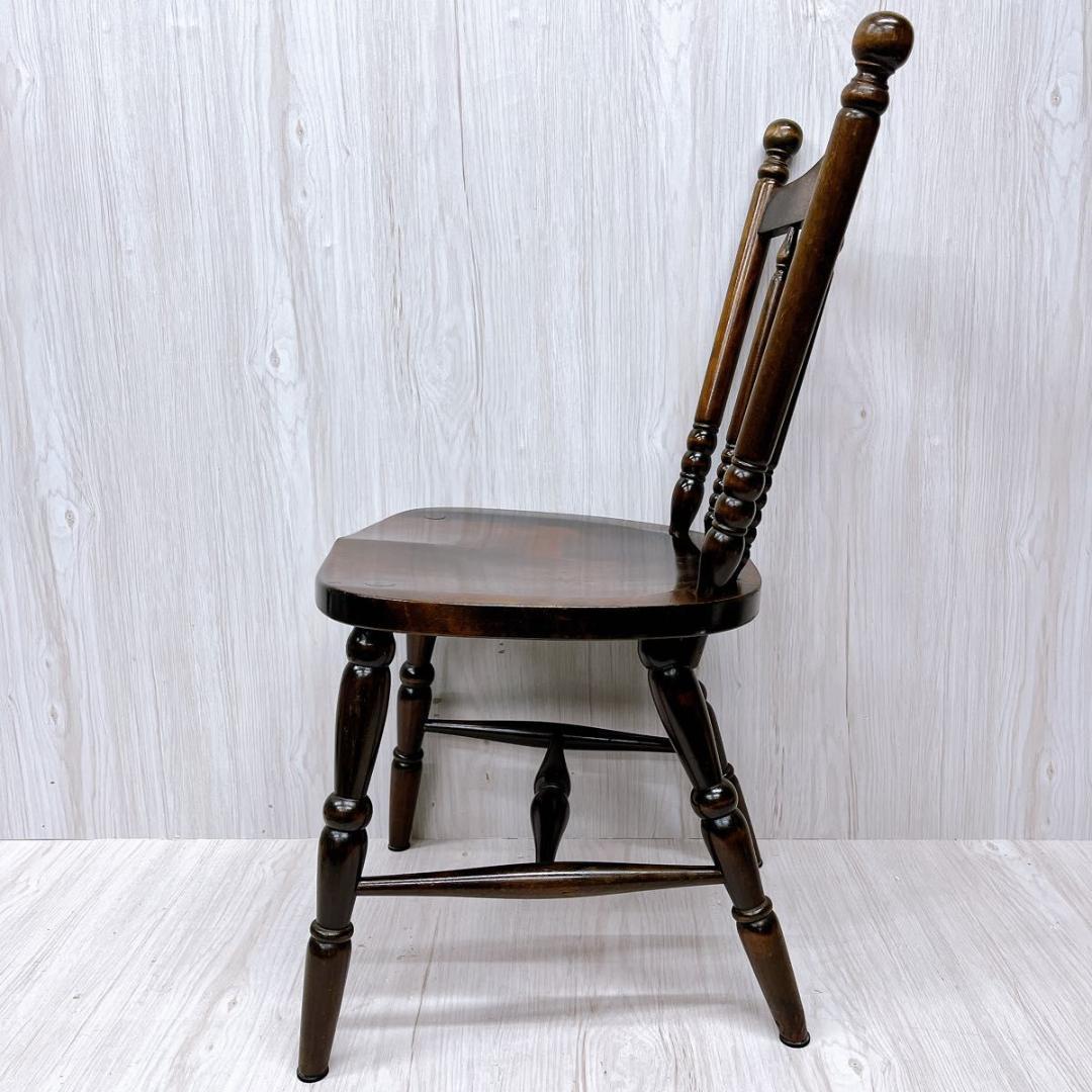 北海道民芸家具 ウィンザーチェア ダイニングチェア 椅子 いす イス④