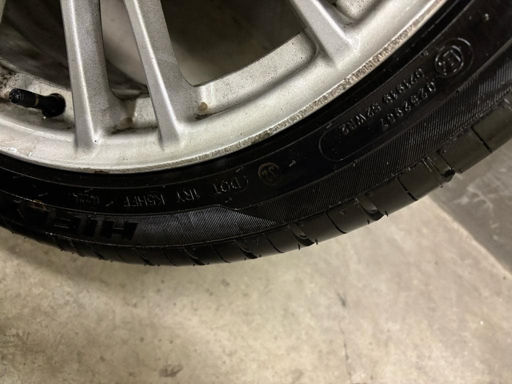 245/40R18 鍛造 インプレッサ WRX STI 純正OP 8.5J-18