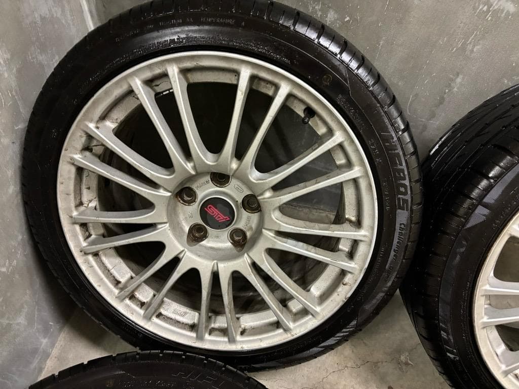 245/40R18 鍛造 インプレッサ WRX STI 純正OP 8.5J-18