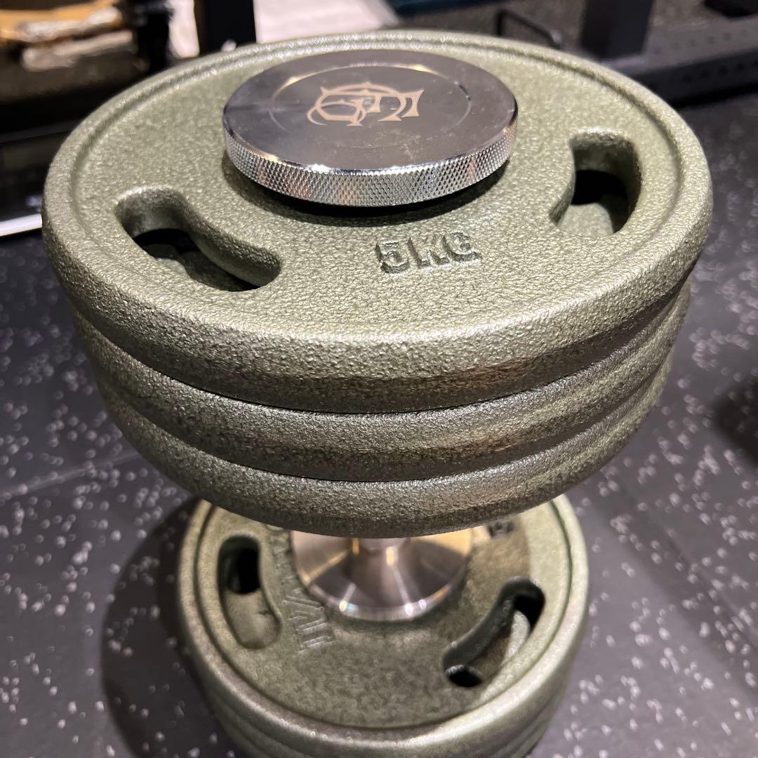 GFCダンベル　ハンドルSUS304 ミドルスクリューセット