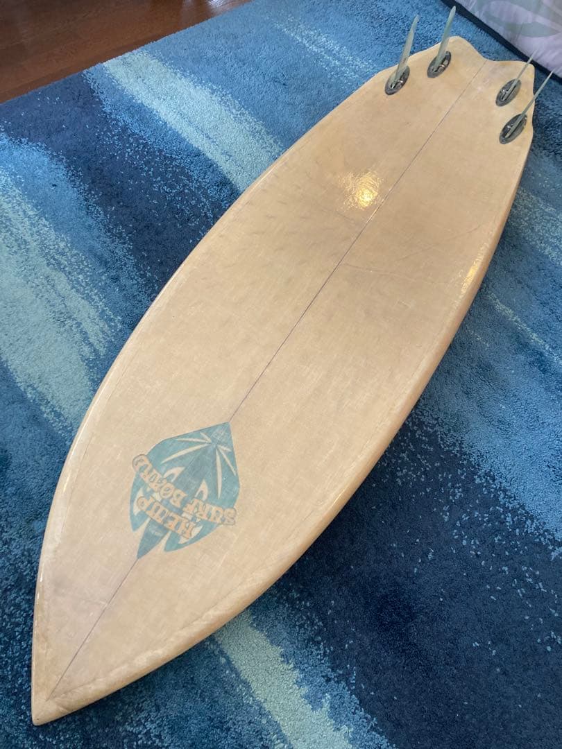 美品　HEMP SURF BOARD ヘンプサーフボード　麻クロス巻き
