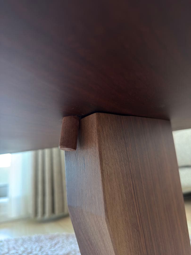 ウォールナット 一枚板 ローテーブル122cm