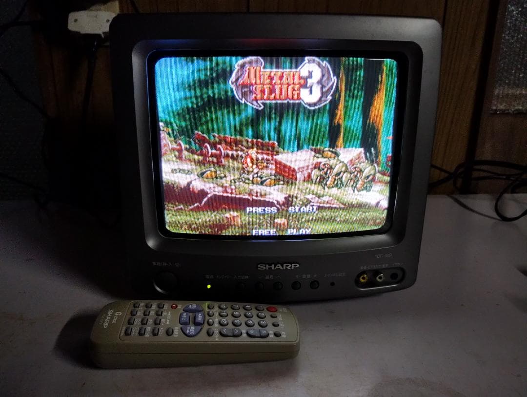 【画質良好】シャープ　10インチ　ポータブル　ブラウン管テレビ　10C-M9