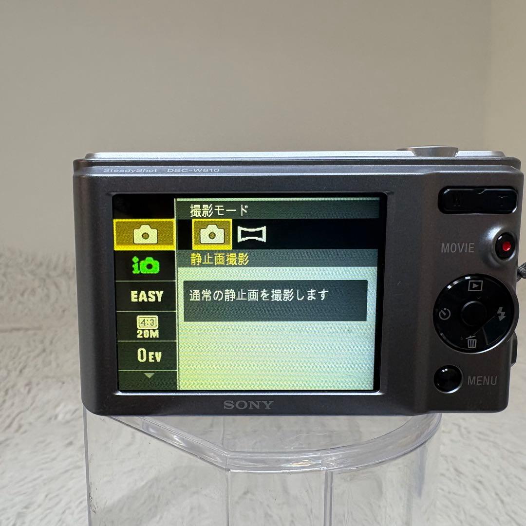 SONY cyberShot DSC-W810 SDカード　コンデジ　動作品