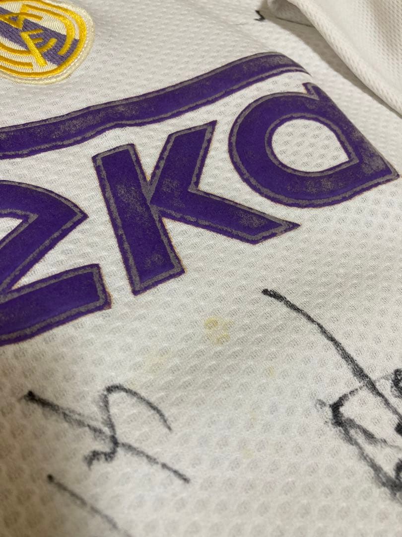 レアルマドリード　サイン入りユニフォーム　ケルメ　M フィーゴ　マクマナマン