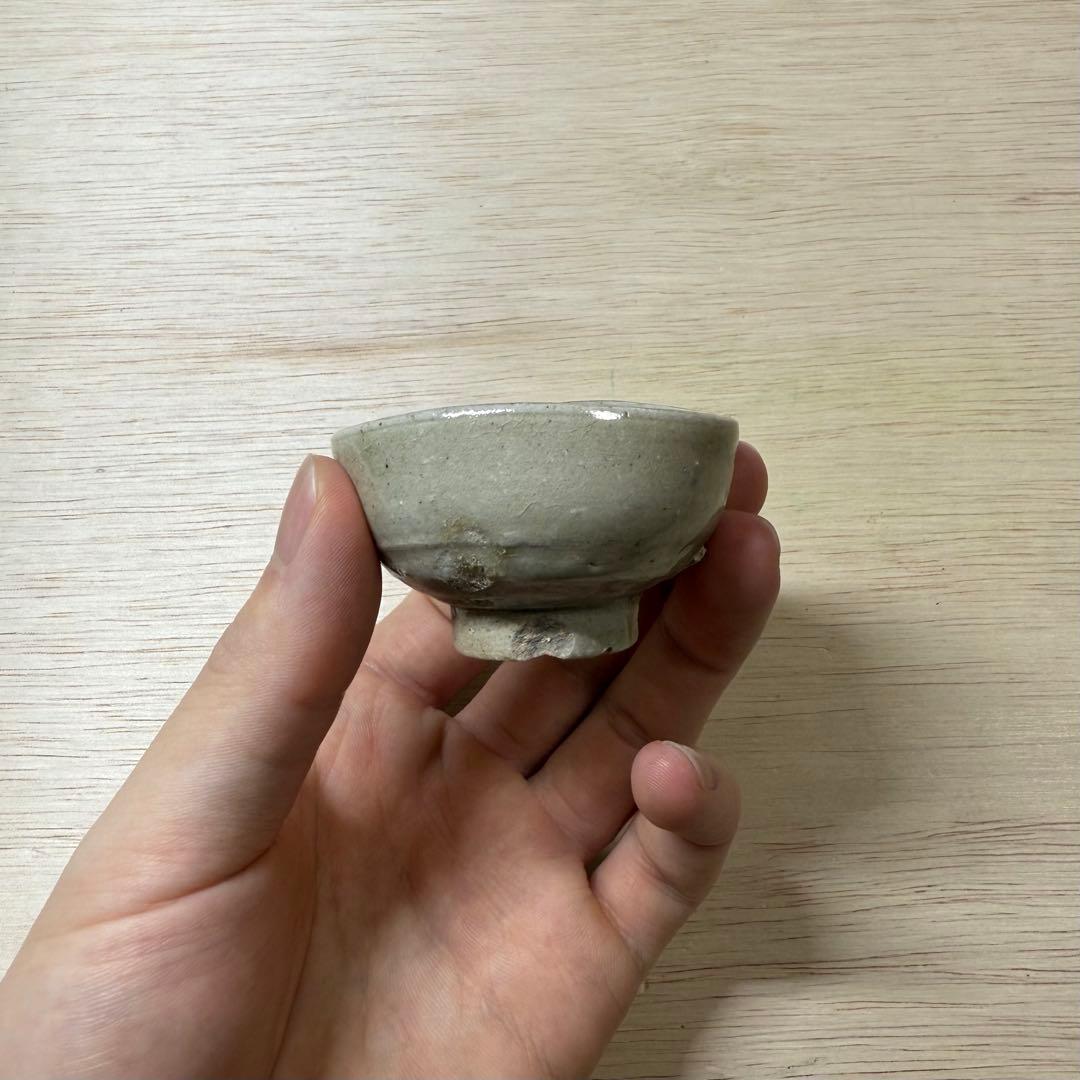 古美濃 古瀬戸 盃 小徳利 涙壺 灰釉 江戸時代 御深井 太白 古常滑 古美術