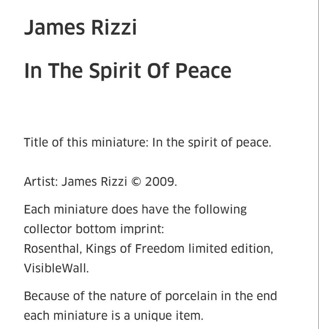 James Rizzi ジェームスリジィVisible Wallベルリンの壁