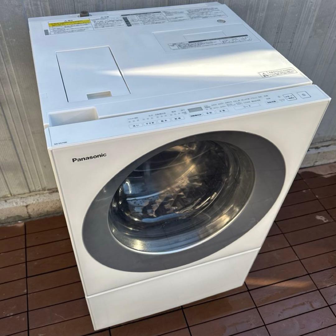 Panasonic ドラム式洗濯機 Cuble インテリアドラム 7kg/3kg