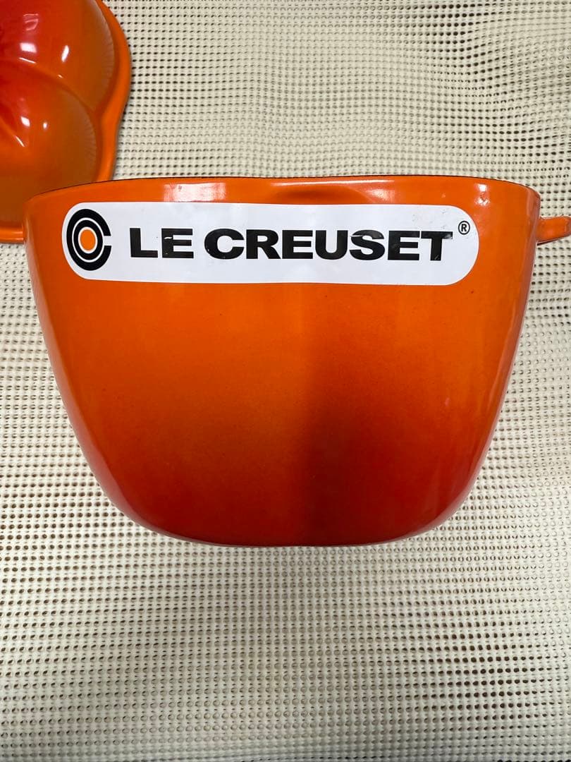 レア　ル・クルーゼ　LE CREUSET　ピーマンココット　オレンジ　パプリカ