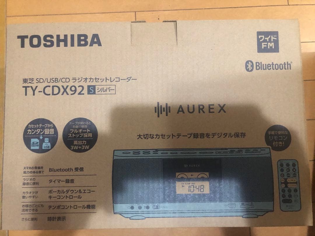TOSHIBA TY-CDX92 Bluetooth ラジカセ