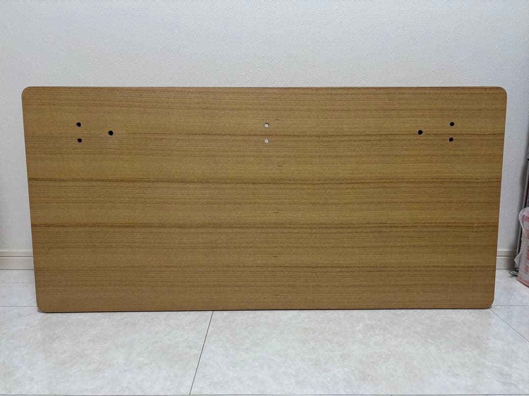 美品！15分で組み立てられるタモ材のコンセント付きすのこベッド　ベルメゾン