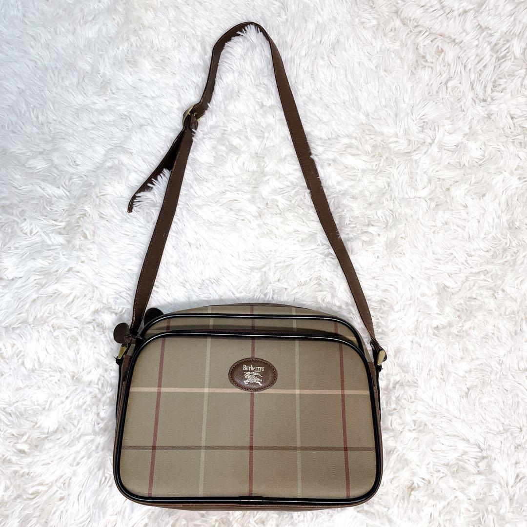 Burberrys バーバリー ショルダーバッグ　ホースロゴ　チェック