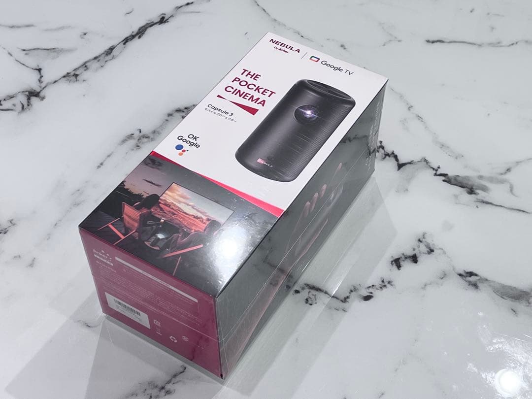 【新品未開封】Anker Nebula Capsule 3 OK Google