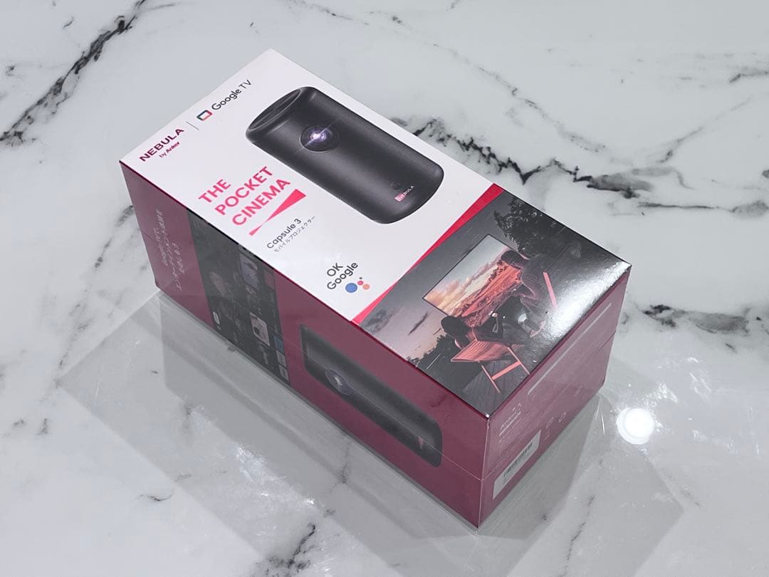 【新品未開封】Anker Nebula Capsule 3 OK Google