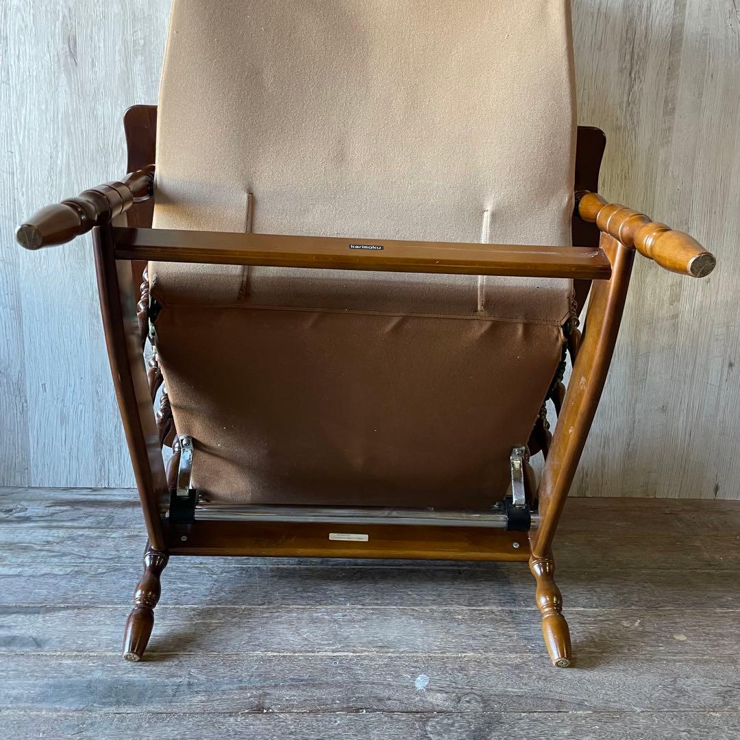 karimoku カリモク コロニアル クラシック花柄 リクライニングソファ