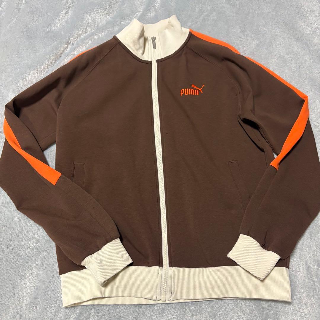 PUMAプーマ セットアップ トラックジャケット 茶ブラウン