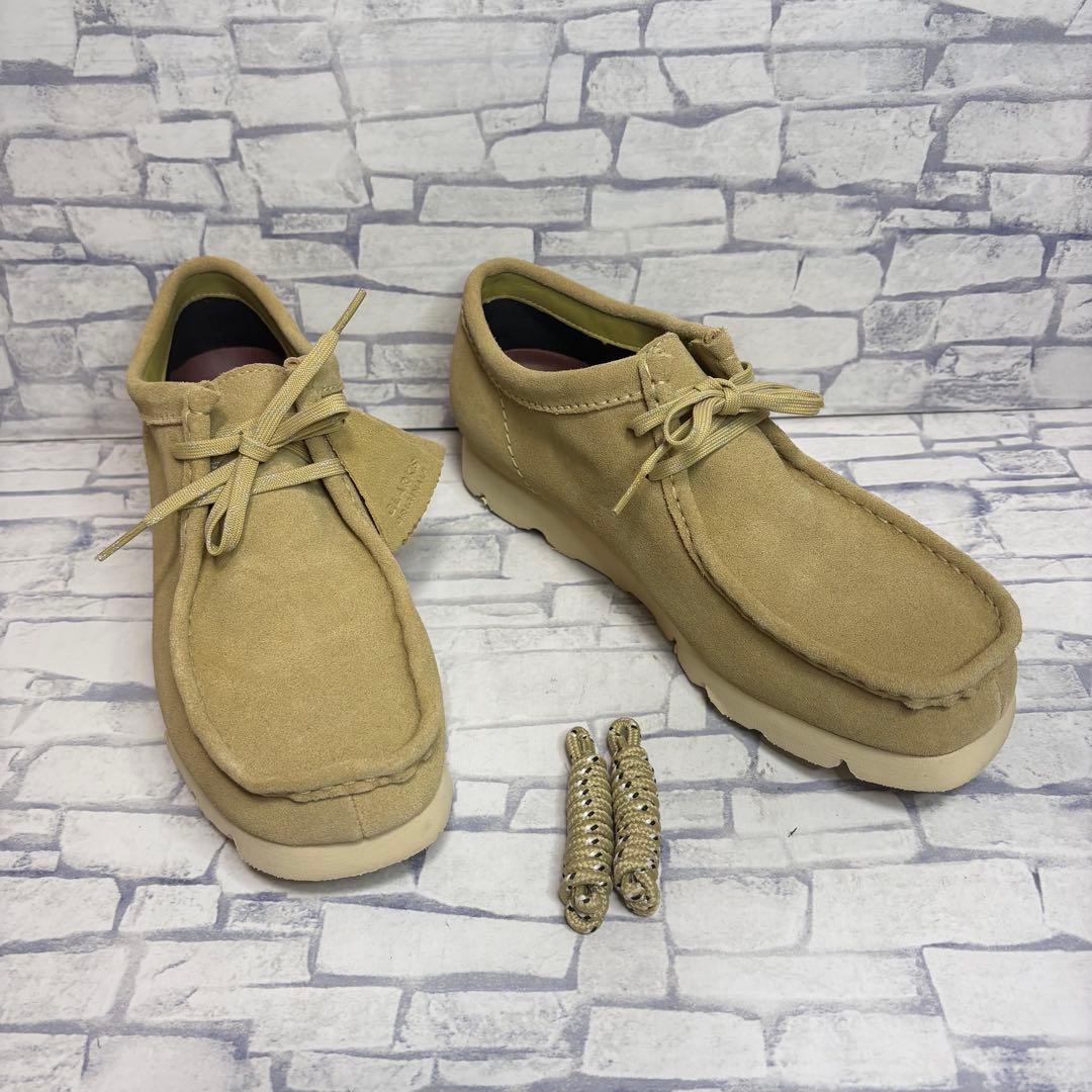 未使用級 Clarks クラークス ワラビーブーツ ゴアテックス ビブラムソール