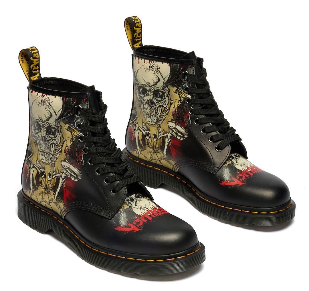 Dr.Martens 1460 llica Skull UK6 8ホール