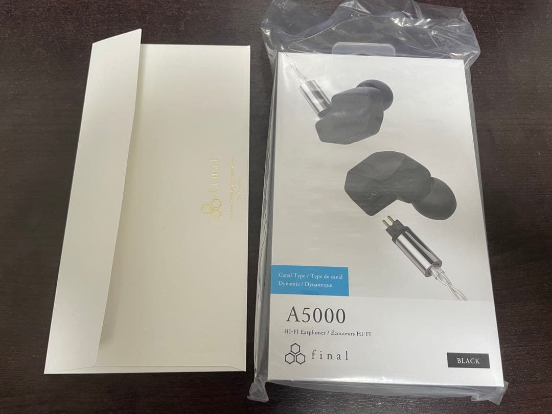 新品未開封 final A5000 有線イヤホン 保証残11ヶ月
