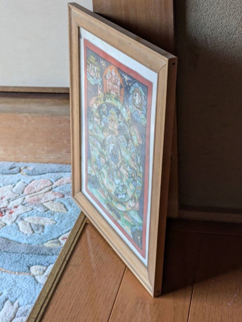 曼荼羅　六道輪廻図　骨董品　保存品