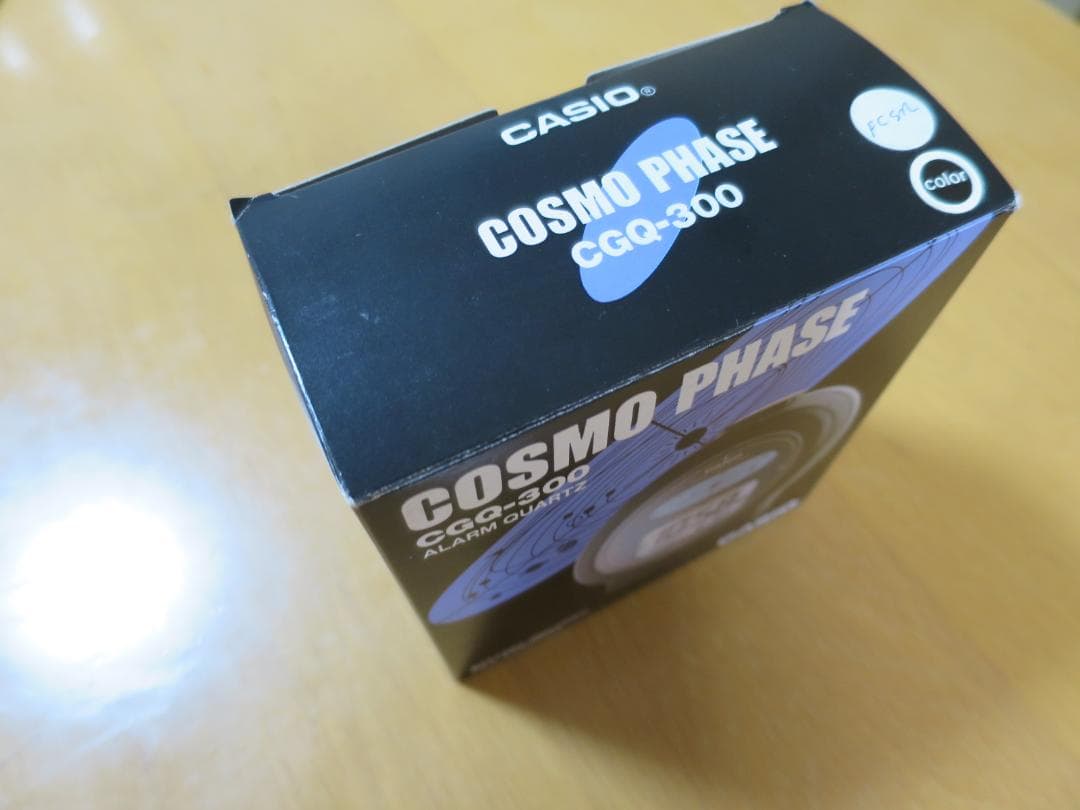 希少　CASIO CGQ-300 置時計　コスモフェイズ　COSMO PHASE