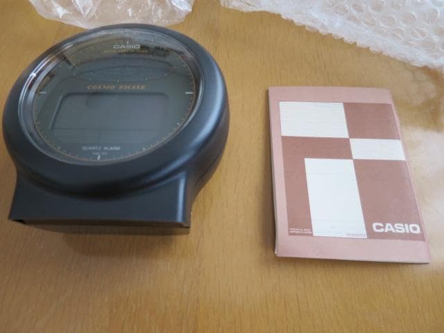 希少　CASIO CGQ-300 置時計　コスモフェイズ　COSMO PHASE