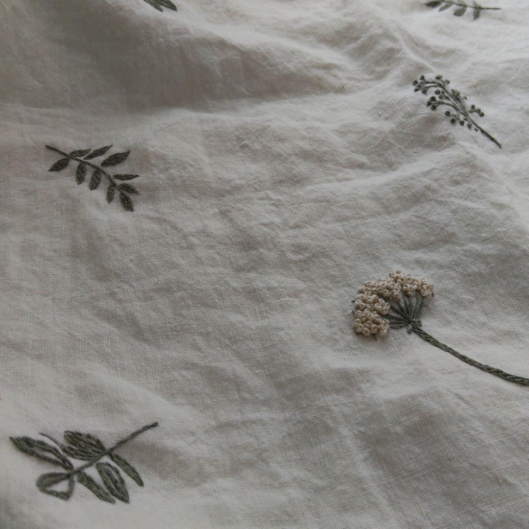 【りん様オーダー専用ページ】リネン刺繍　クッションカバー　マルチクロス