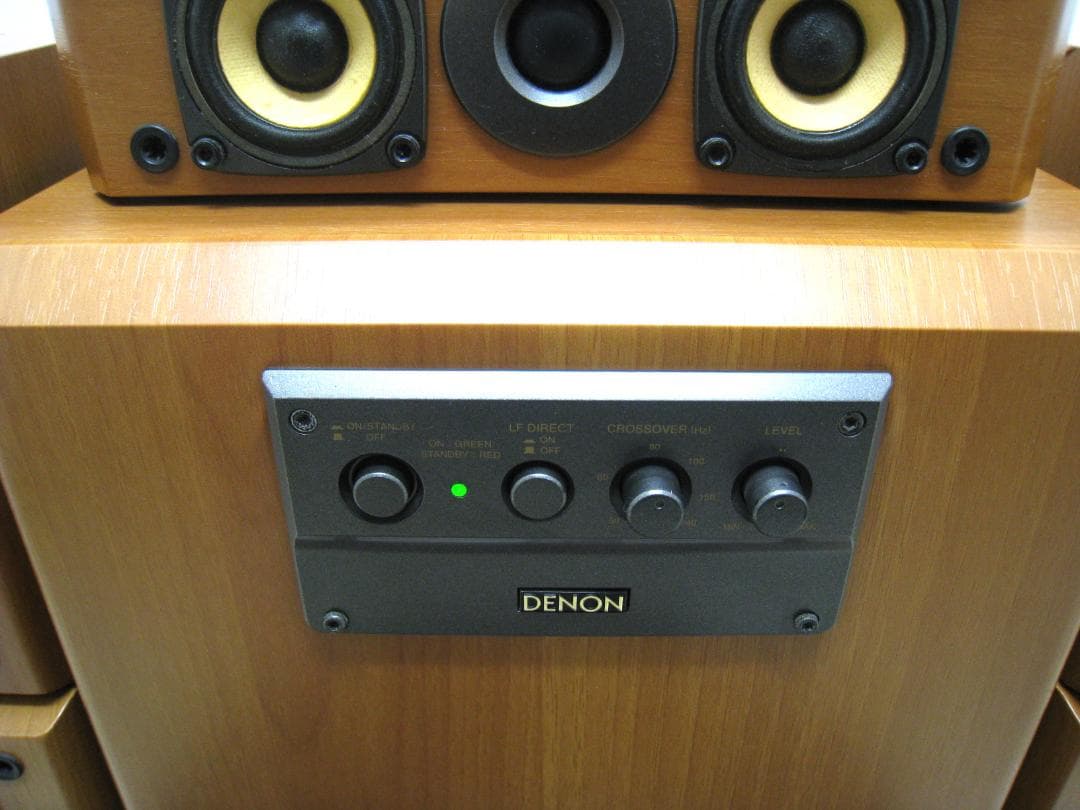 【音、動作OK】 DENON 5.1ch用　スピーカーセット サブウーファー