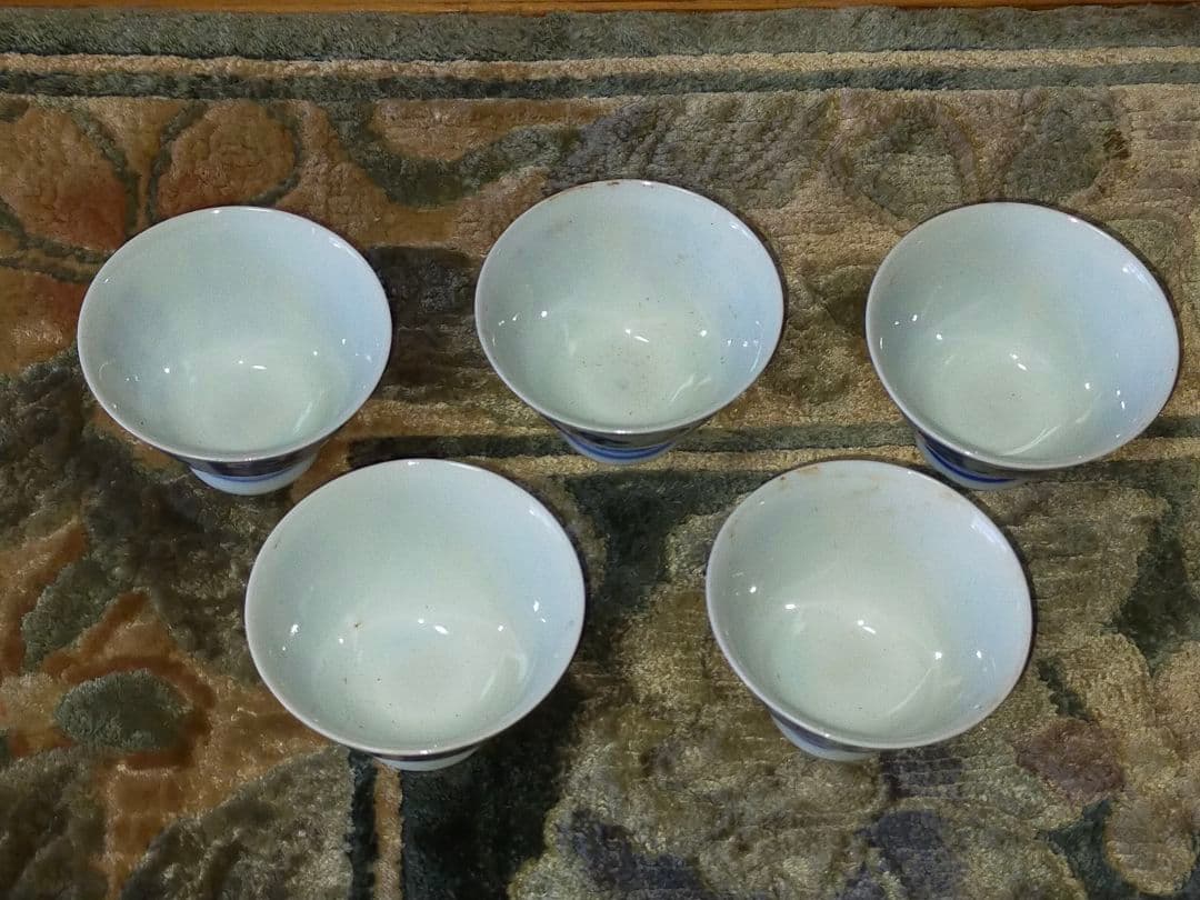 ♥三浦竹泉　煎茶器　宝瓶　湯冷まし　煎茶碗　七点セット　共箱