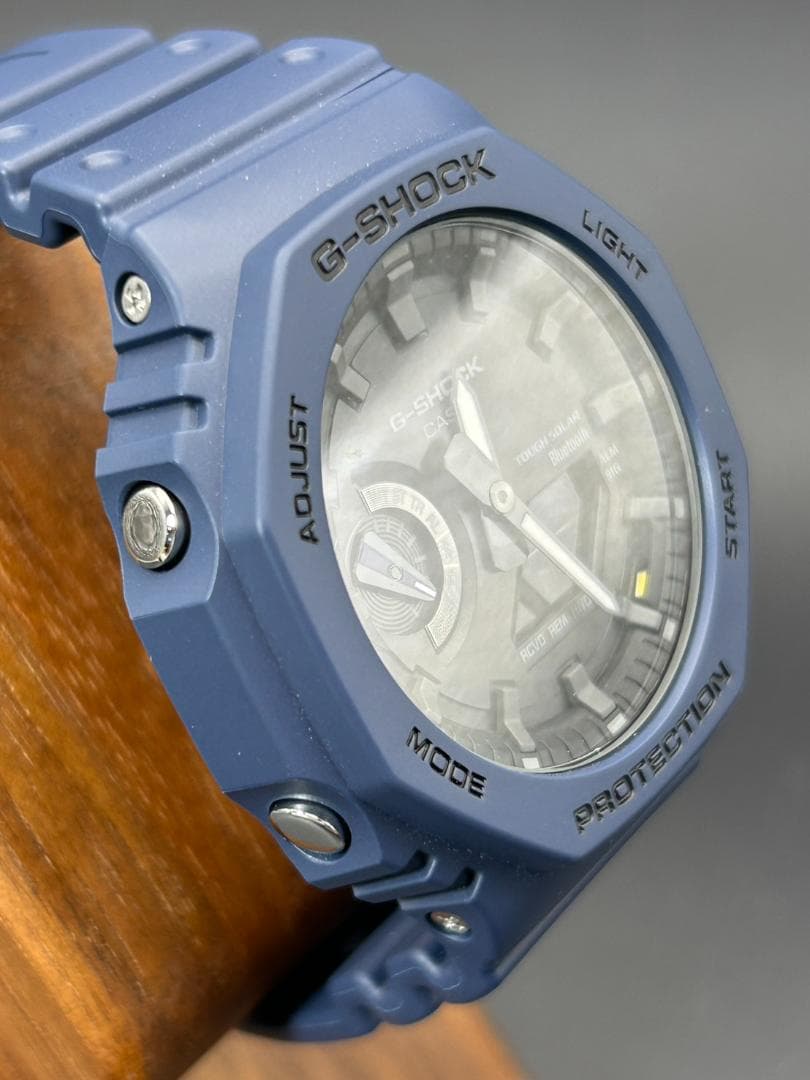 【美品】G-SHOCK GA-B2100-2A ネイビー ソーラー スマホリンク