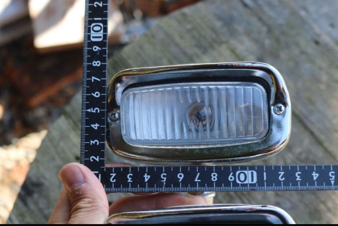 【新品未使用】 ダブル　ヘッドライト　専用ステー付き　チョッパー　ハーレー