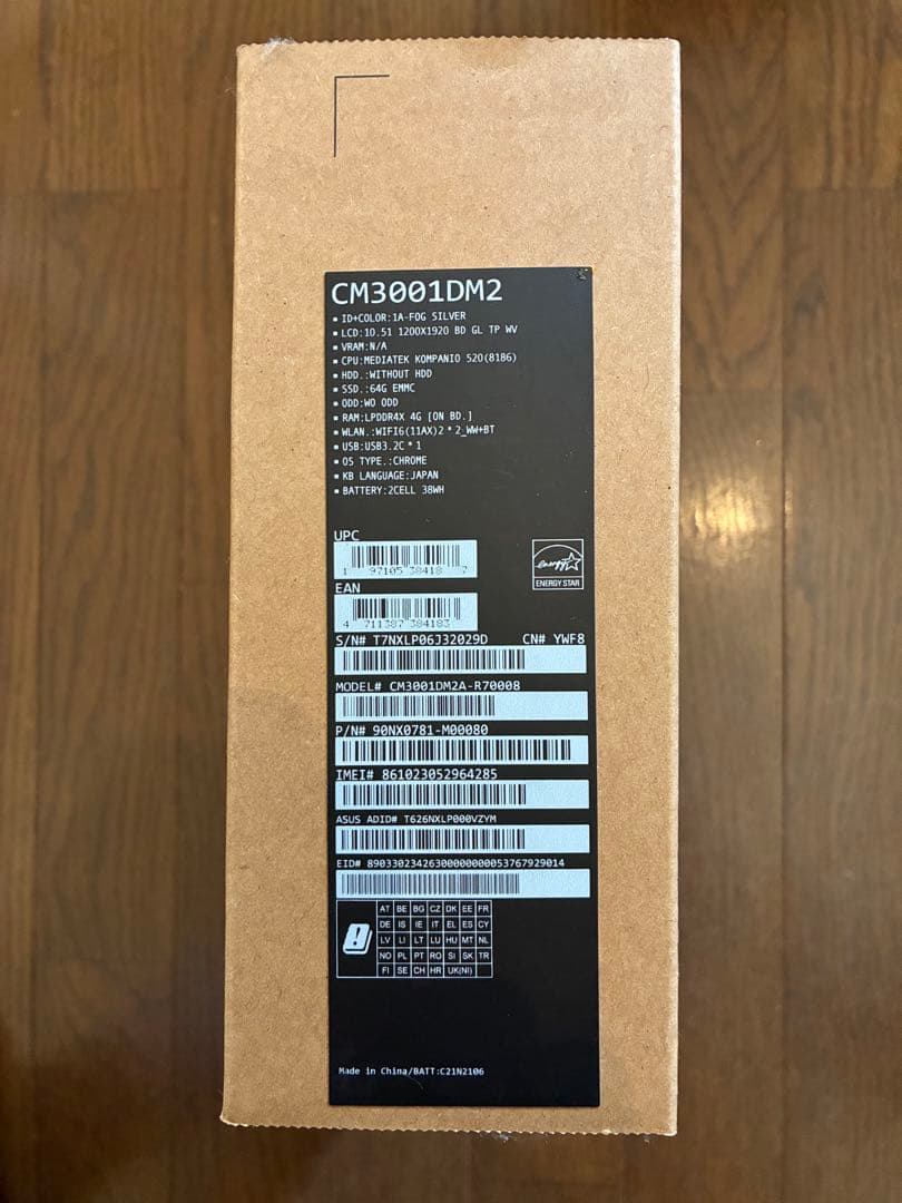 ASUS Chromebook CM3001DM2 10.5インチ