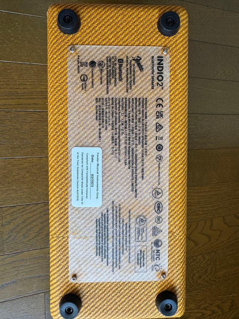K*n様 Fender INDIO2 TWEED Bluetoothスピーカー