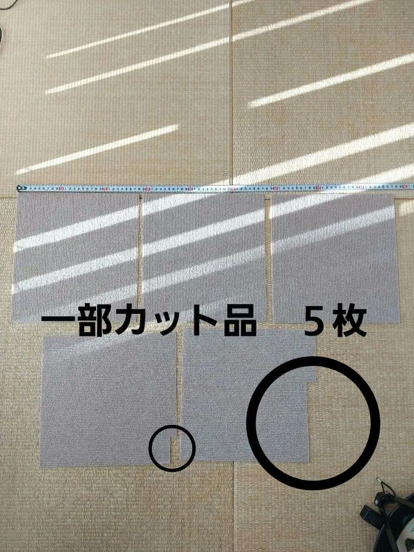 SANKOペット用撥水タイルマット　カーペット　30×30cm 70枚+カット品