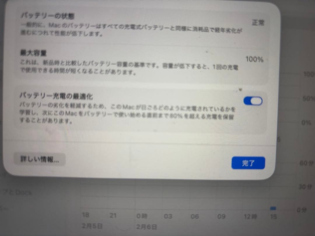 【超美品】Apple MacBook Air M2チップ バッテリ容量100%