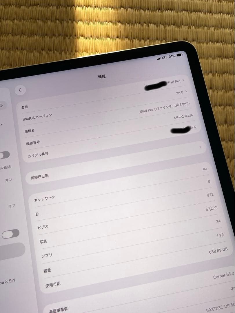 【ゆいたそ】iPadPro12.9 第5 M1 1TB