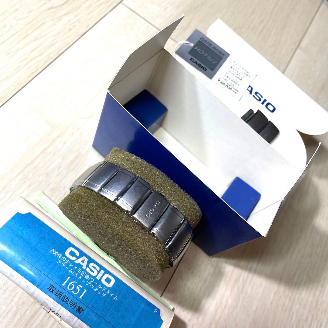 CASIO DATA BANK HOTBIZ テレメモ200 腕時計