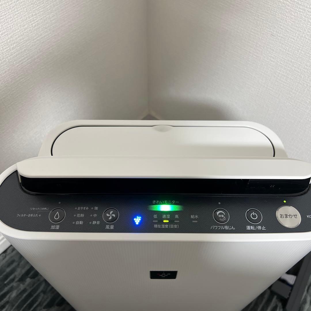 【美品】SHARP シャープ 加湿空気清浄機 KC-N500Y-W