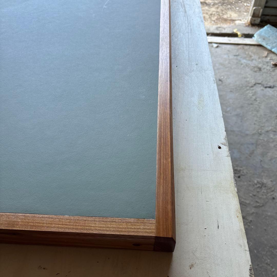 デスク天板　リノリウム　ウォールナット