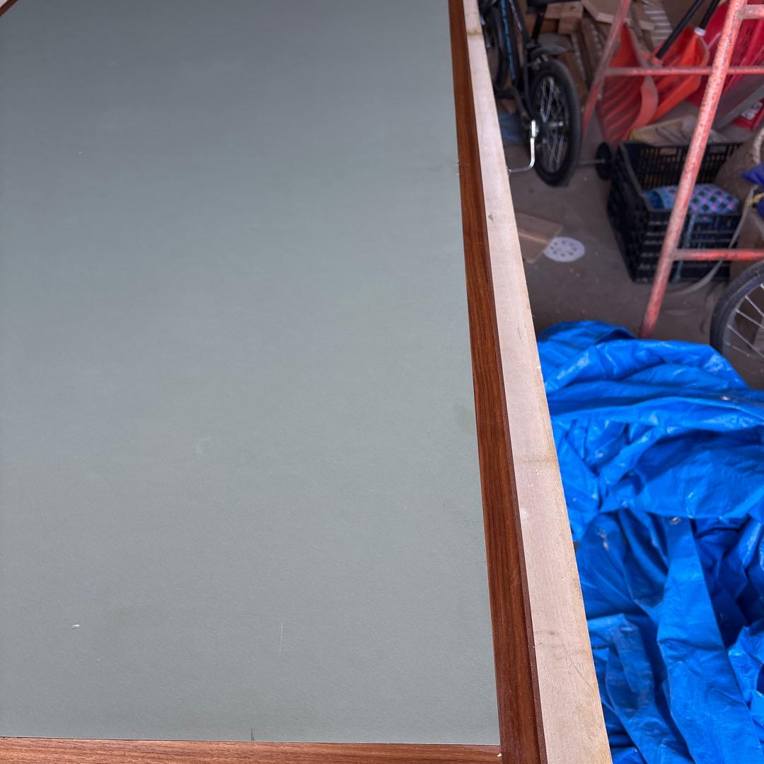 デスク天板　リノリウム　ウォールナット