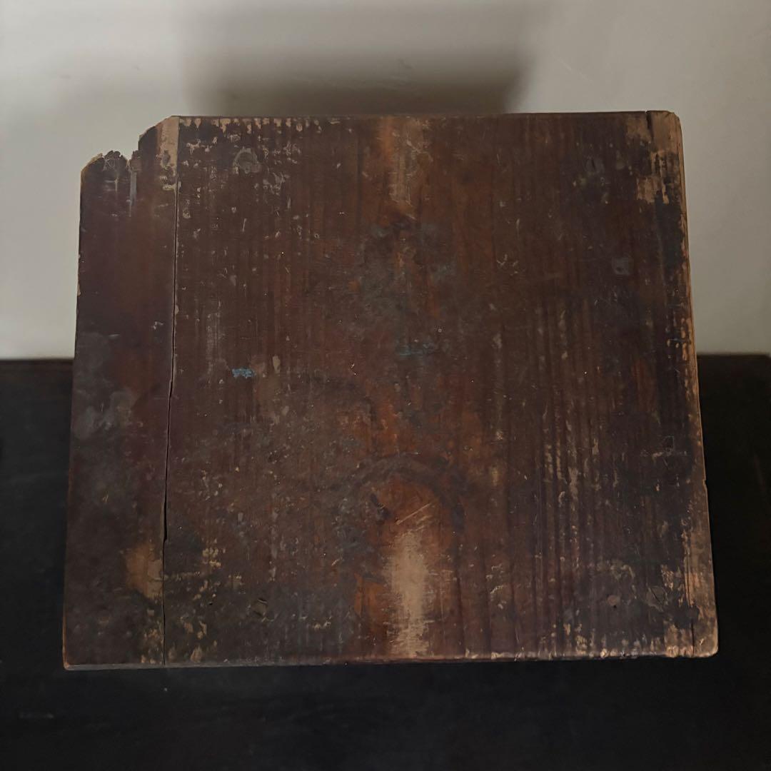 ぼろぼろの小引き出し　古道具　大正時代