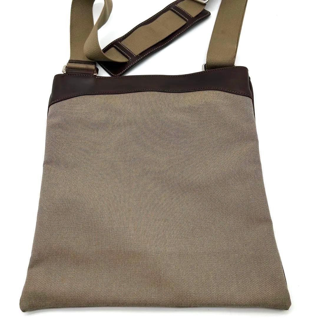 PRADA ジャガード サコッシュ レザー キャンバス ロゴ ショルダーバッグ