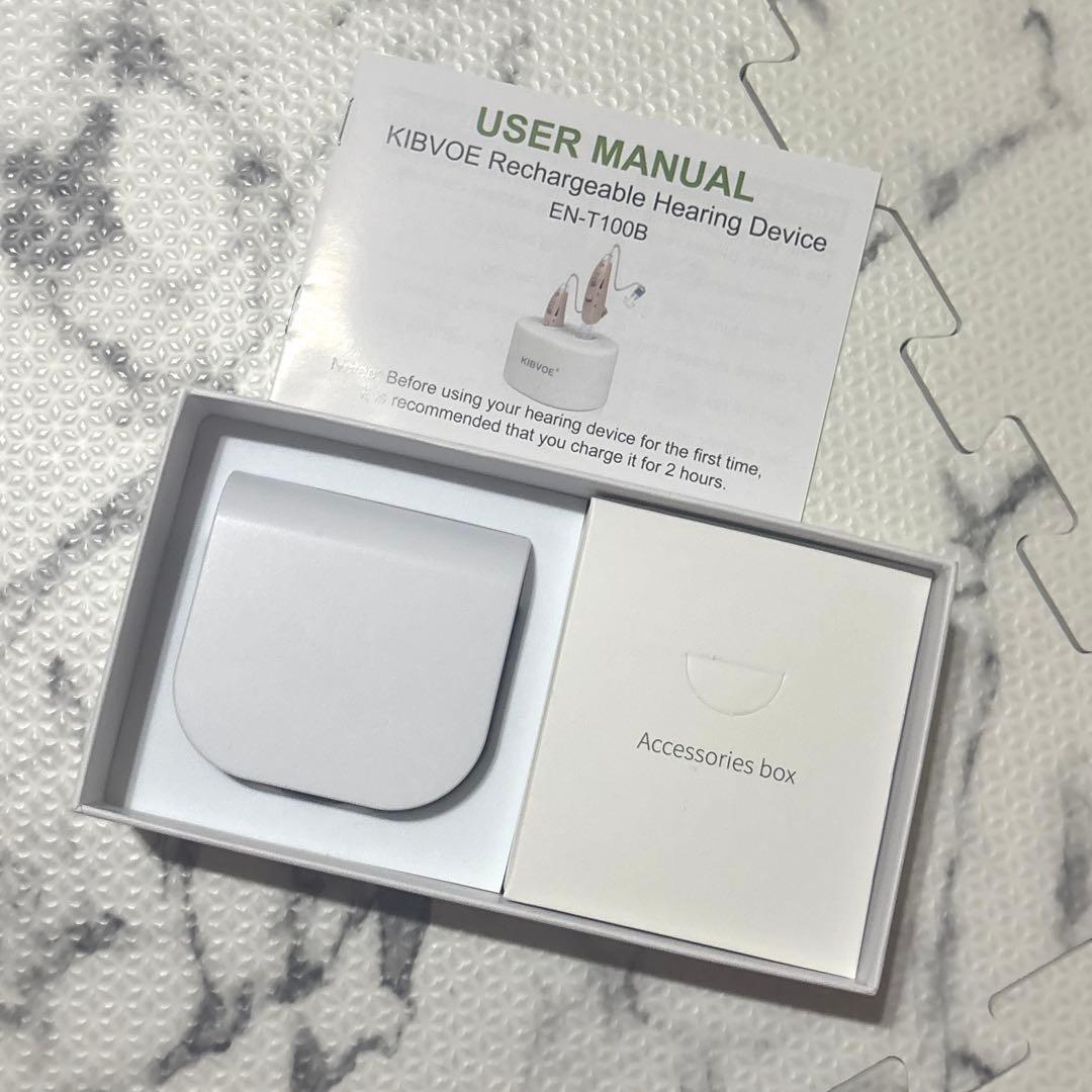 KIBVOE 集音器 高齢者向け 充電式 2個セット