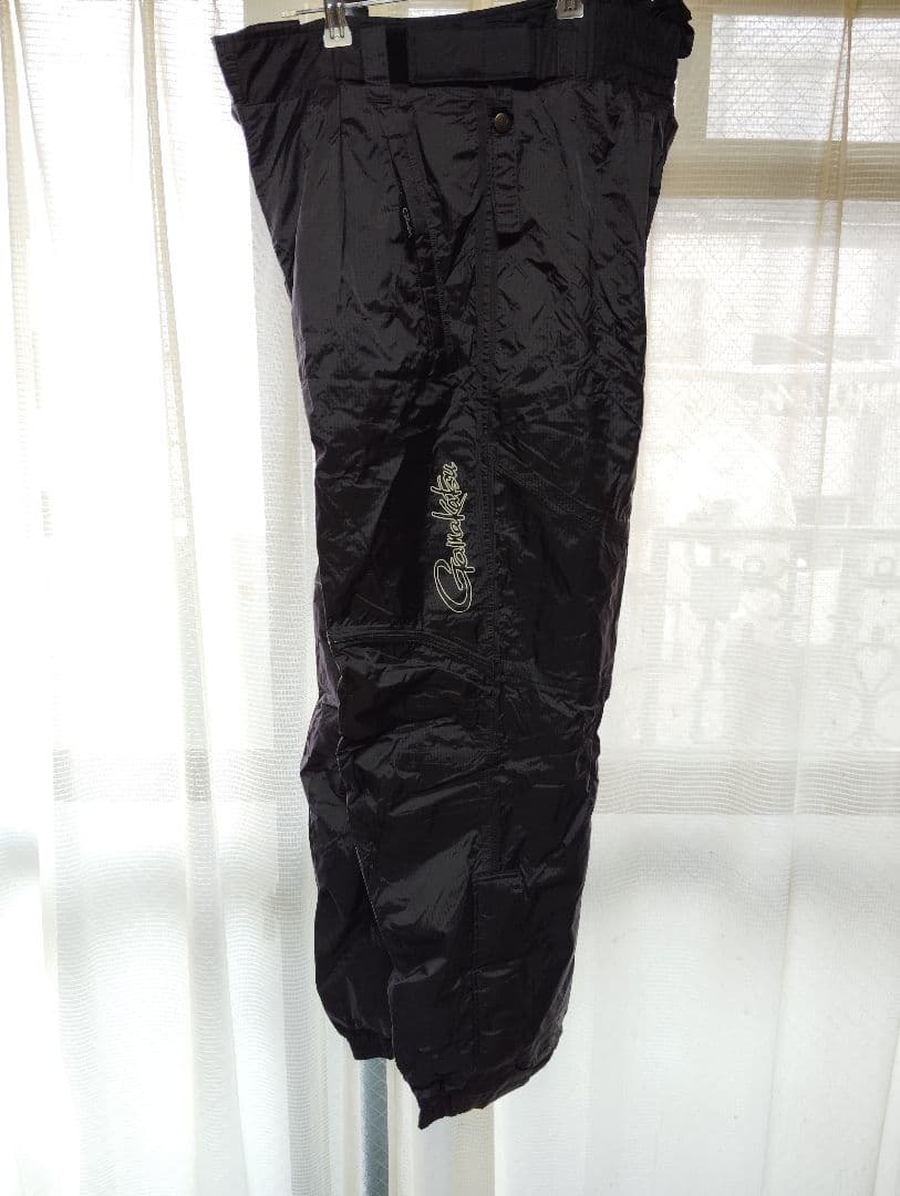 がまかつgamakatsuウィンドアップレインスーツ/黒