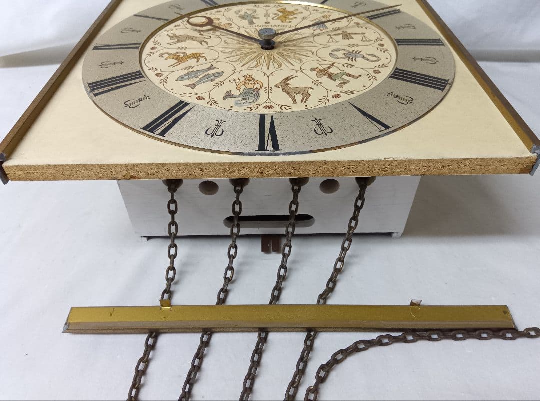 ドイツ　ユンハンス 壁掛け振り子時計 十二星座　JUNGHANS 　ゾディアック