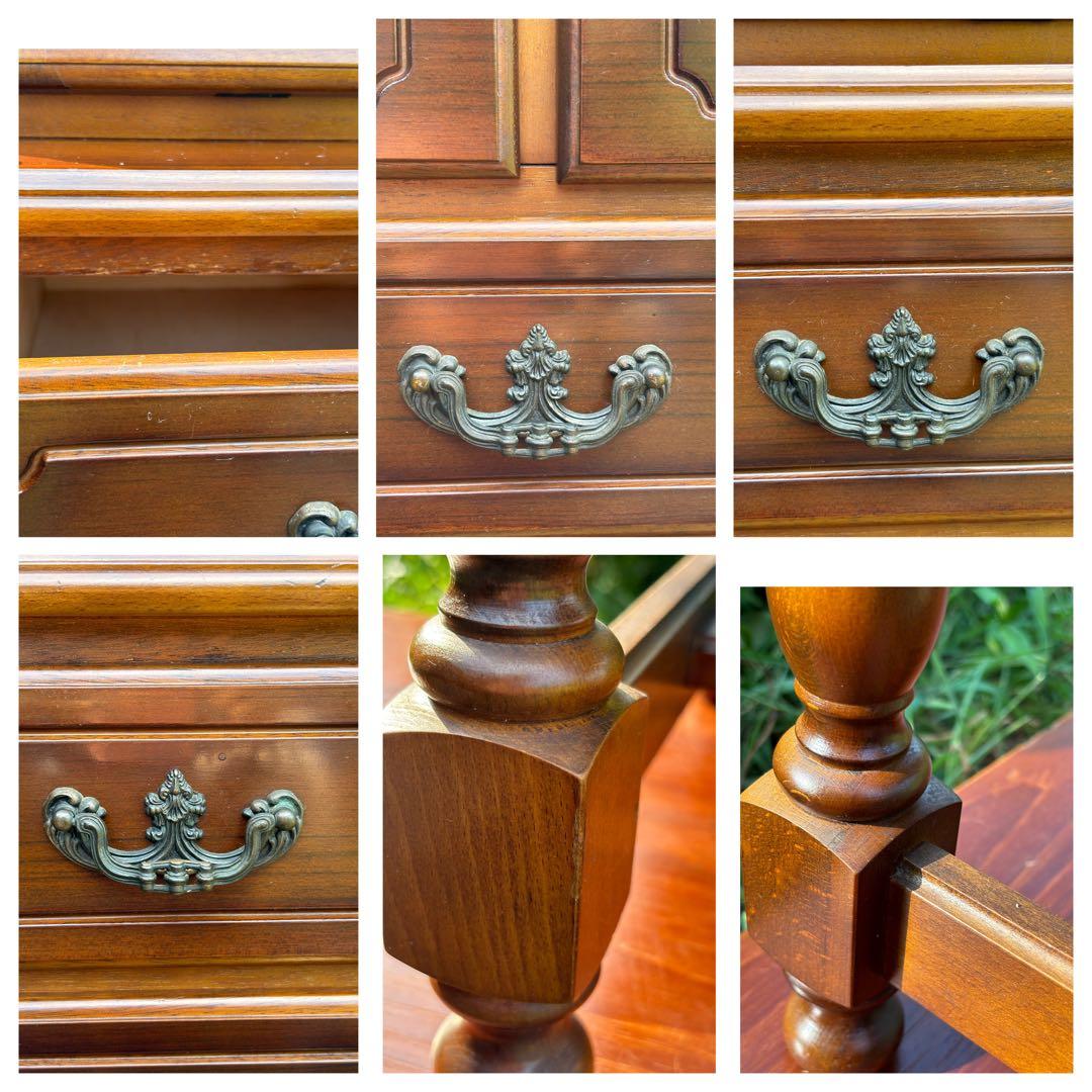 karimoku カリモク コロニアル　ライティングビューロー　ビンテージ