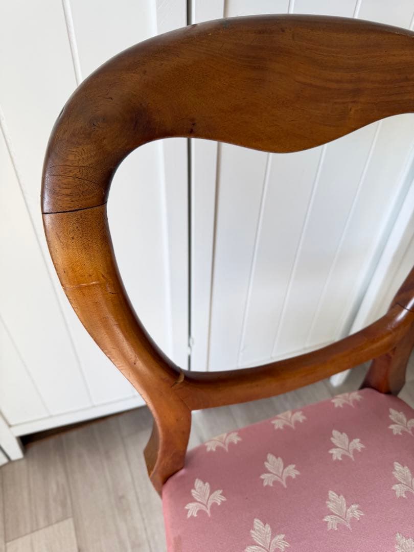 イギリス アンティーク 家具 バルーンバックチェア 椅子 イス 英国